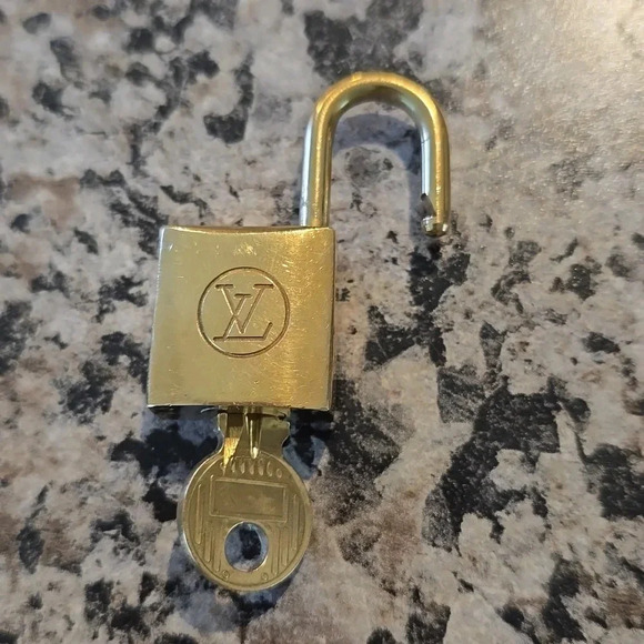 Louis Vuitton Gold Padlock with Key #215 - Picture 4 of 5